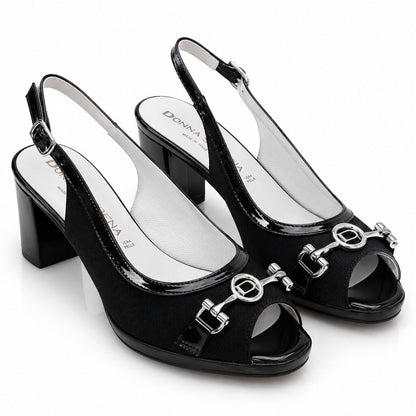 Sandal Canvas NERO