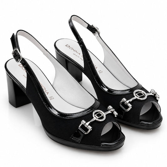 Sandal Canvas NERO