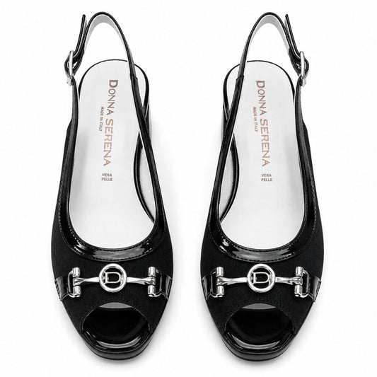 Sandal Canvas NERO
