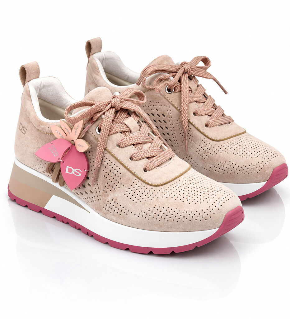 Sneaker Camoscio NUDE