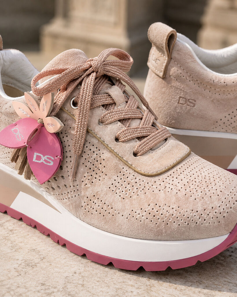 Sneaker Camoscio NUDE