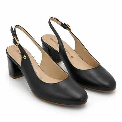 Sling-Back Nappa NERO