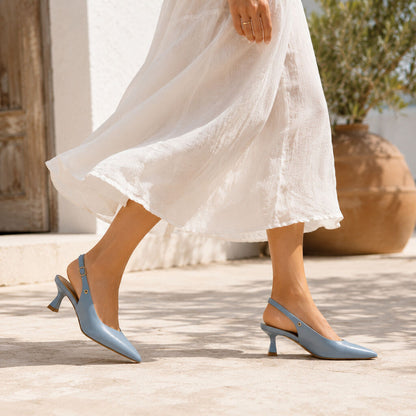 Sling-Back Nappa CELESTE