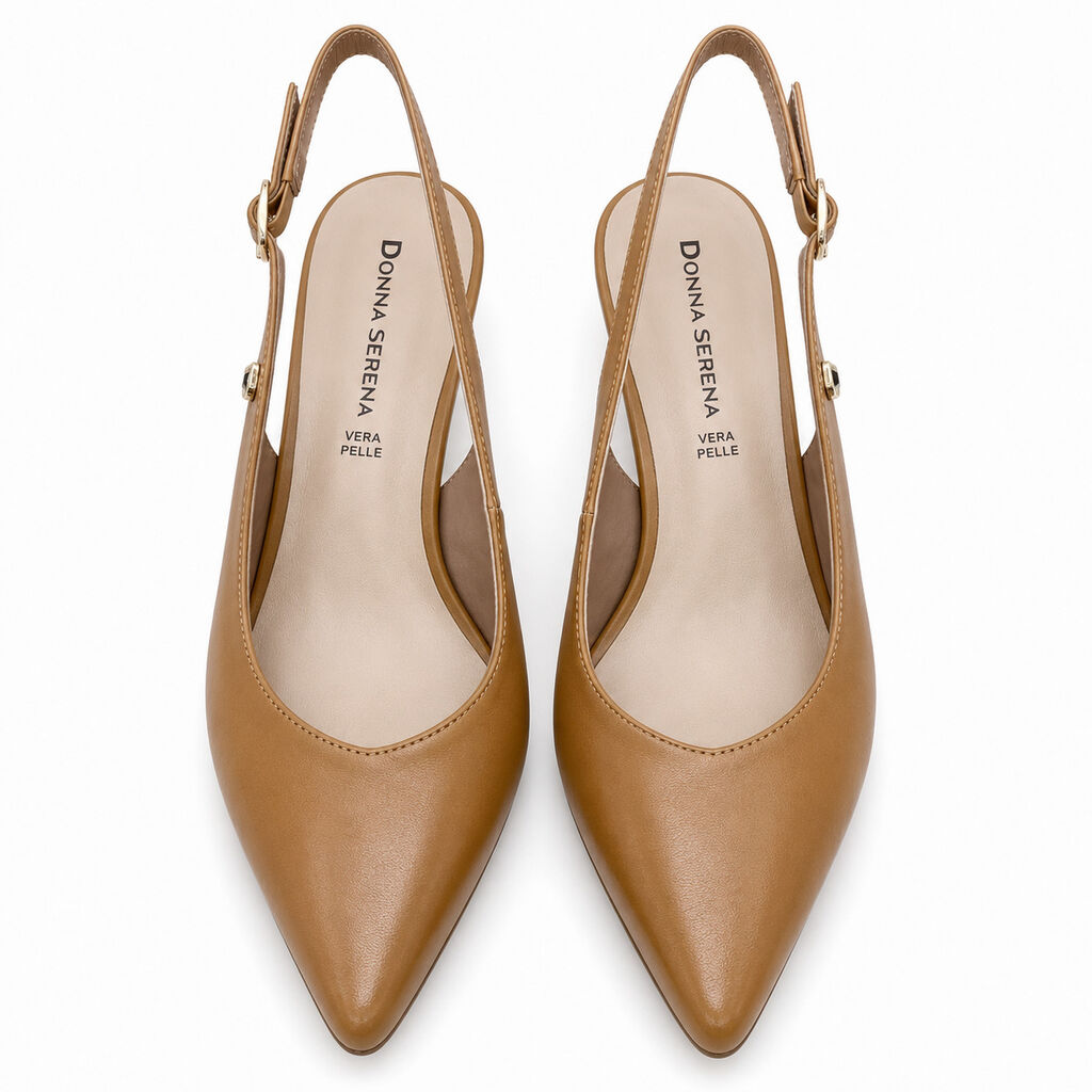 Sling-Back Nappa CUOIO