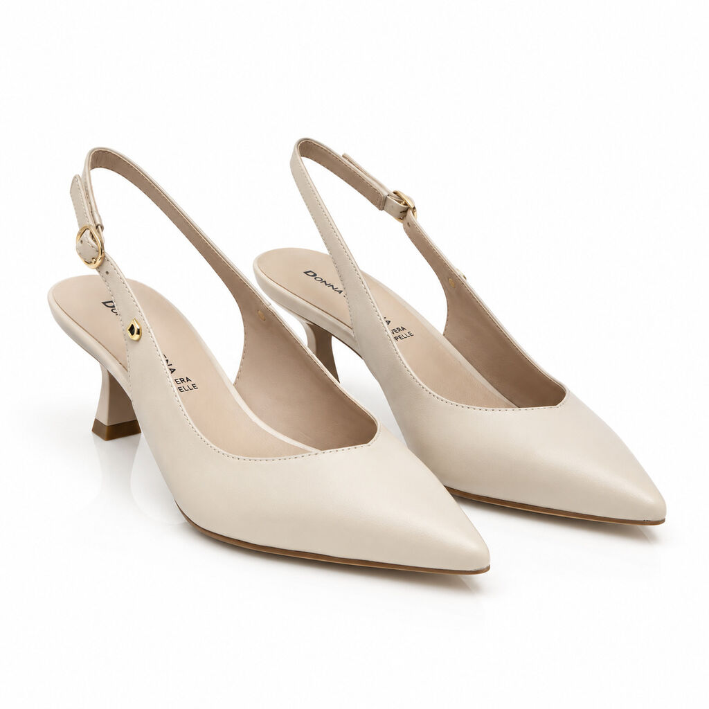 Sling-Back Nappa NUDE