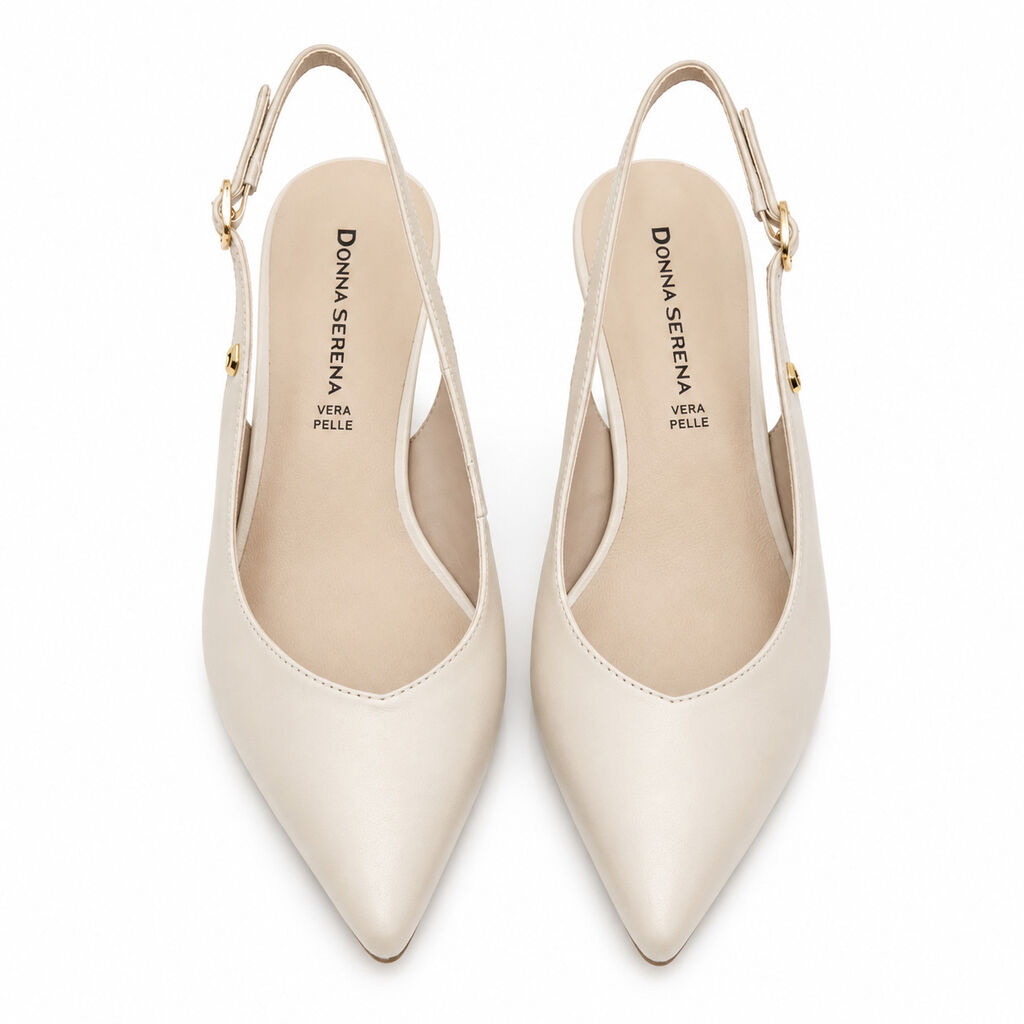 Sling-Back Nappa NUDE