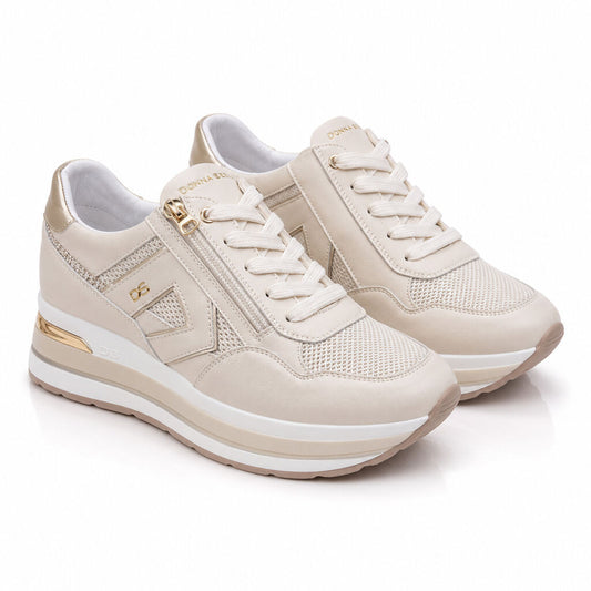 Sneaker Nappa BEI/PLA