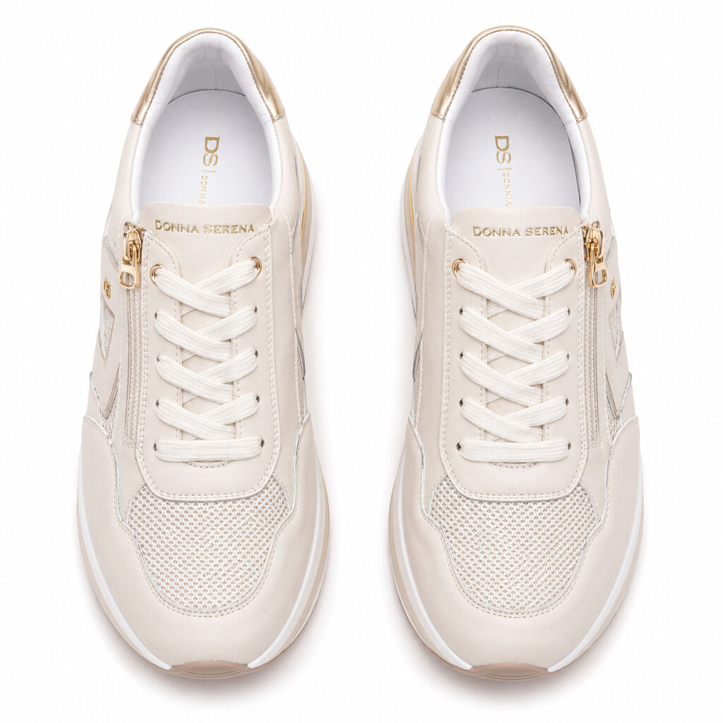 Sneaker Nappa BEI/PLA
