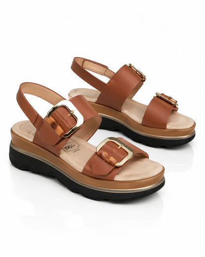 Sandal Nappa COGNAC