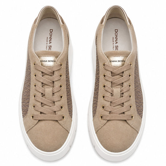 Sneaker Camoscio NUDE