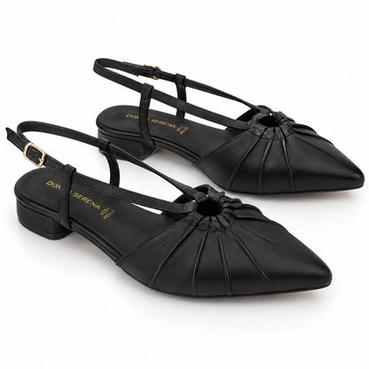 Sling-Back Nappa NERO