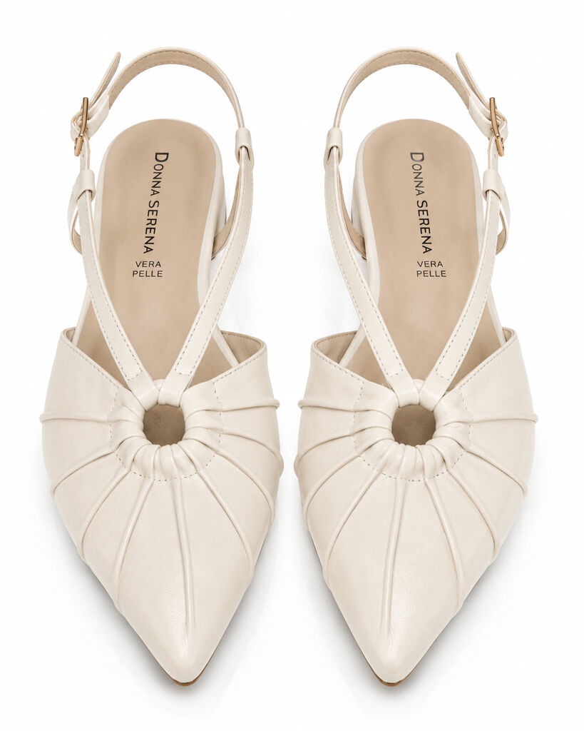 Sling-Back Nappa OFWHITE