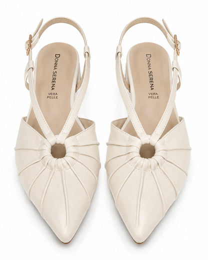 Sling-Back Nappa OFWHITE