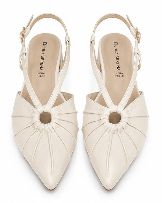 Sling-Back Nappa OFWHITE