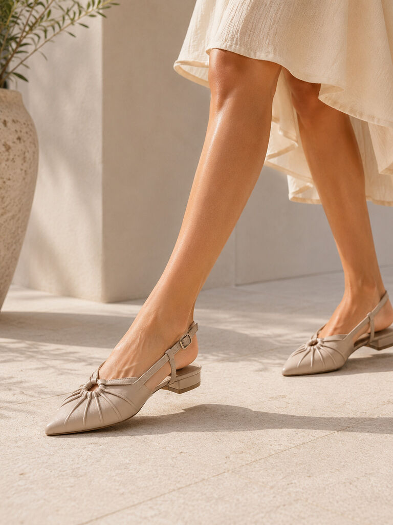 Sling-Back Nappa SAND