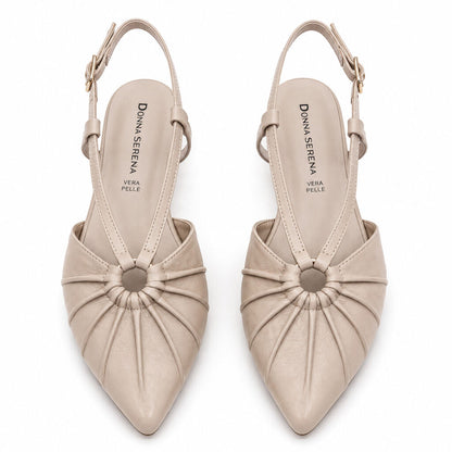 Sling-Back Nappa SAND