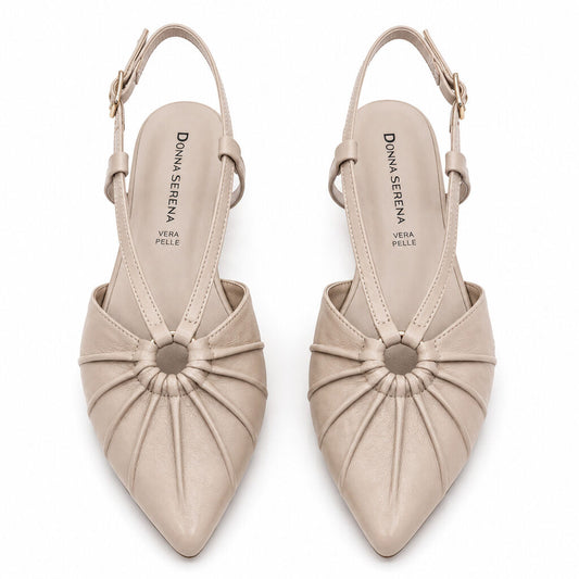 Sling-Back Nappa SAND