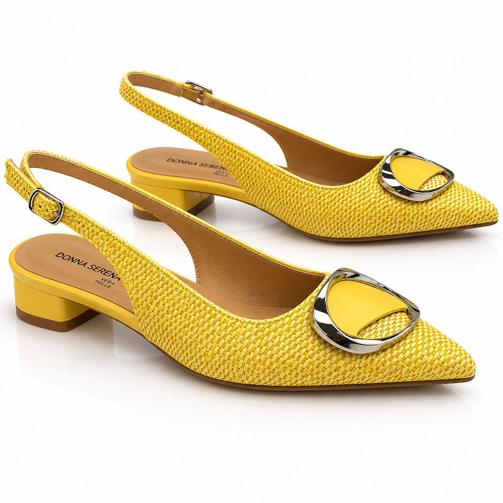 Sling-Back Intreccio GIALLO