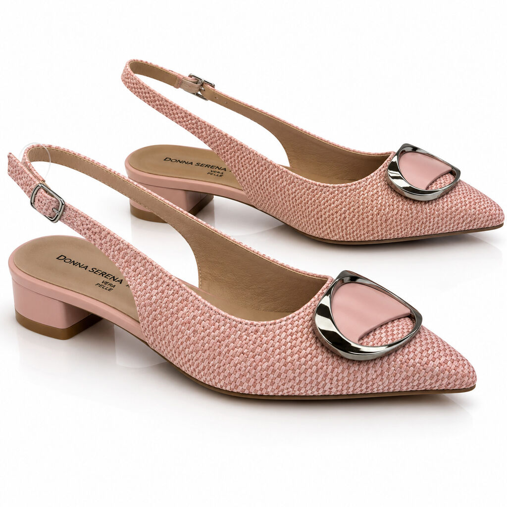 Sling-Back Intreccio NUDE