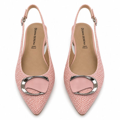 Sling-Back Intreccio NUDE