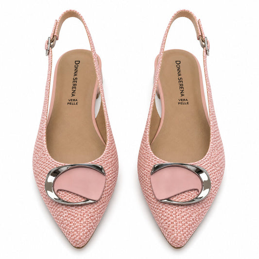 Sling-Back Intreccio NUDE
