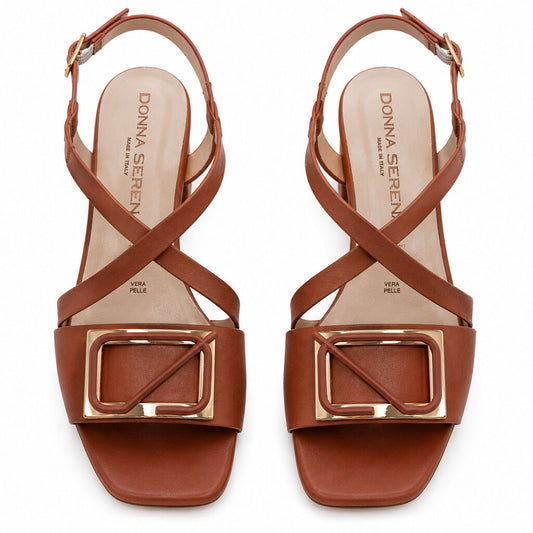 Sandal Nappa COGNAC