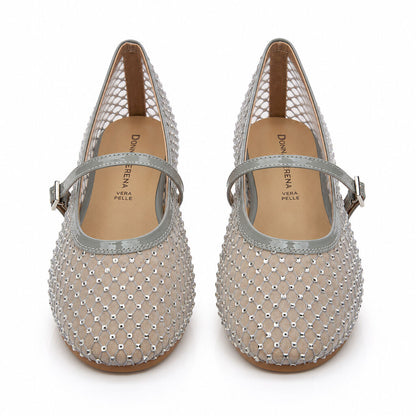 Ballerina Stra/Mesh ARGENTO