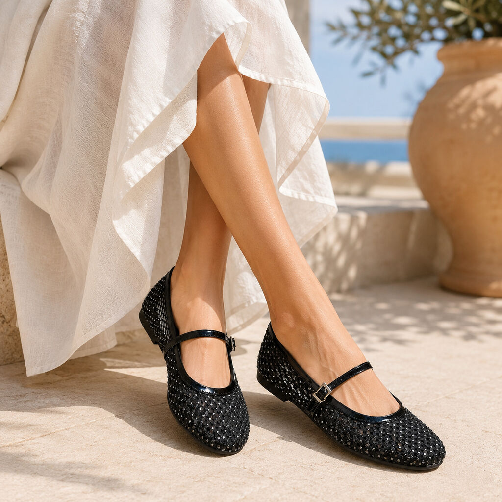 Ballerina Stra/Mesh NERA