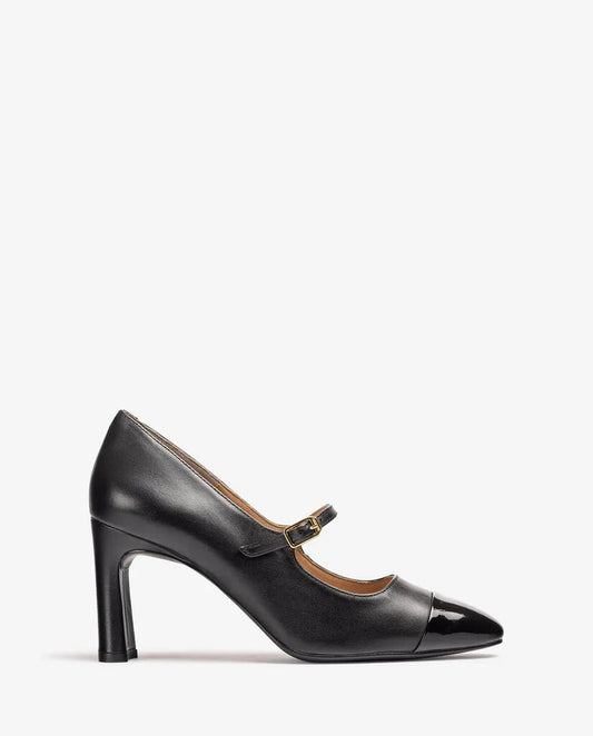 Black Patent Leather Mary Jane Heels