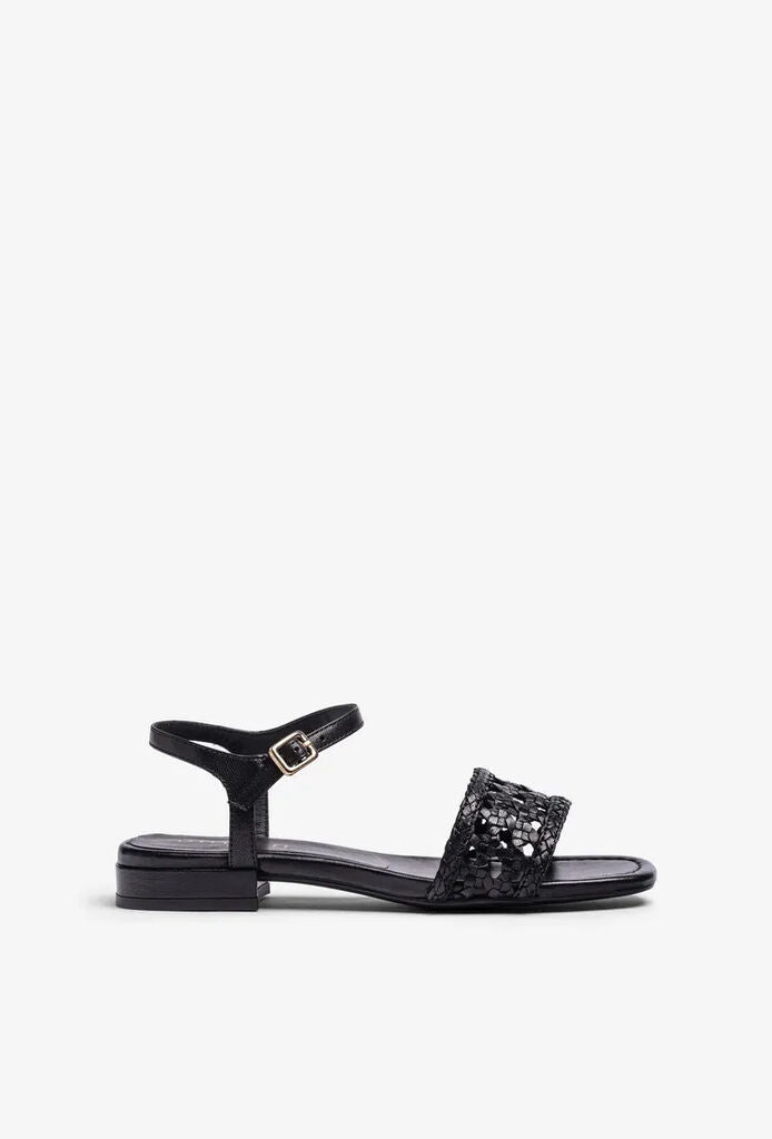 Sandal Braided.Nappa BLACK