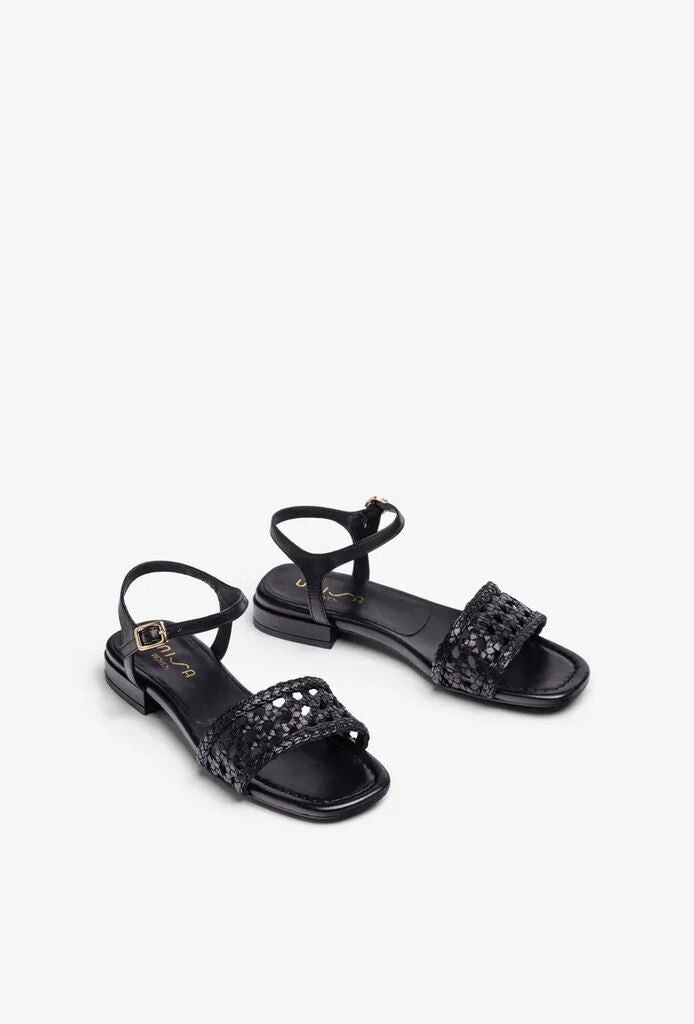 Sandal Braided.Nappa BLACK