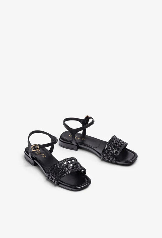 Sandal Braided.Nappa BLACK