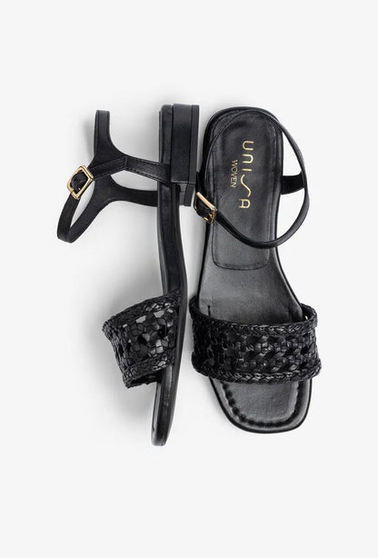 Sandal Braided.Nappa BLACK