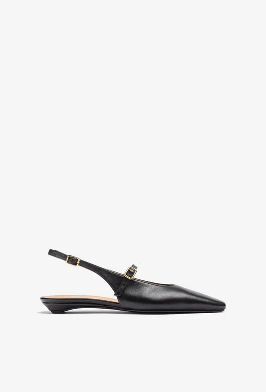 Sling-Back Nappa BLACK