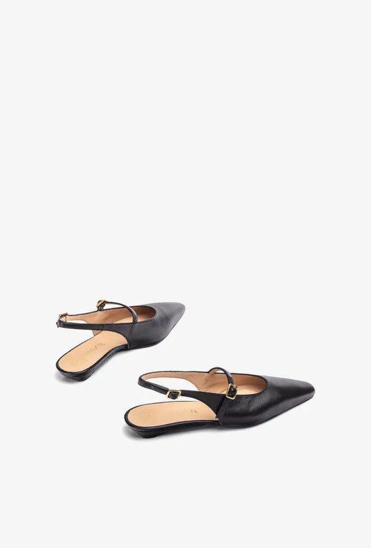 Sling-Back Nappa BLACK