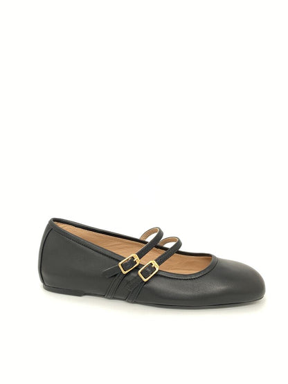 Mary Jane Shoe Nappa BLACK
