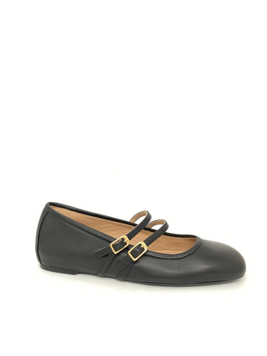 Mary Jane Shoe Nappa BLACK