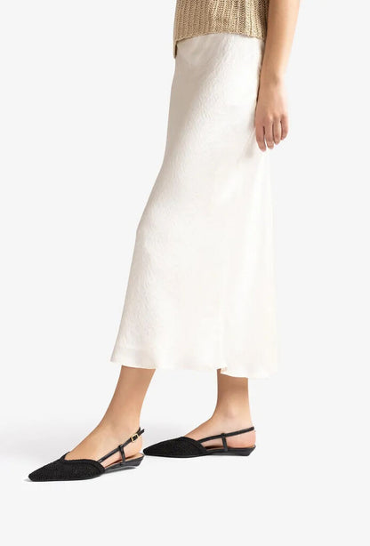 Flat Shoe Intreccio BLACK