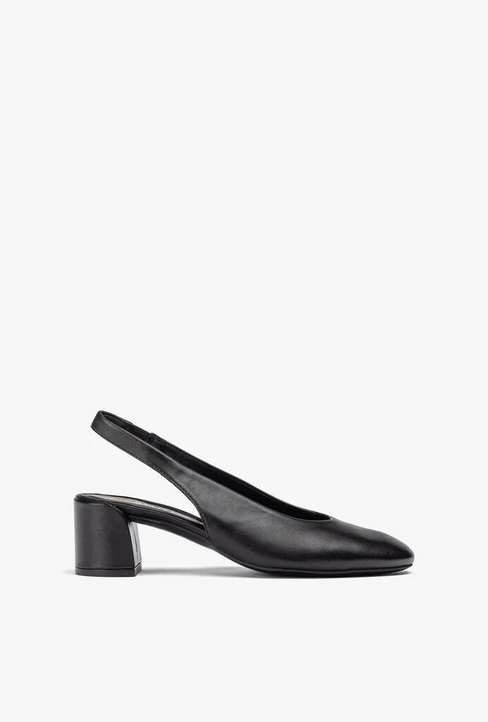 Sling-Back Nappa BLACK