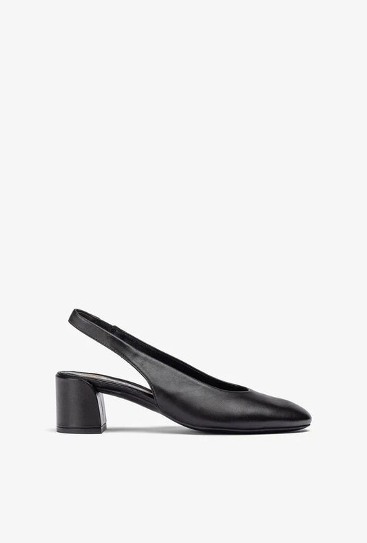 Sling-Back Nappa BLACK