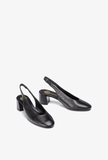 Sling-Back Nappa BLACK