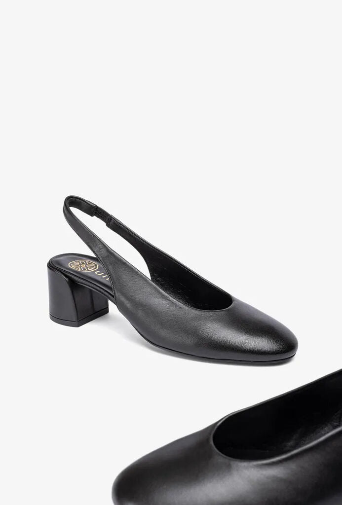 Sling-Back Nappa BLACK