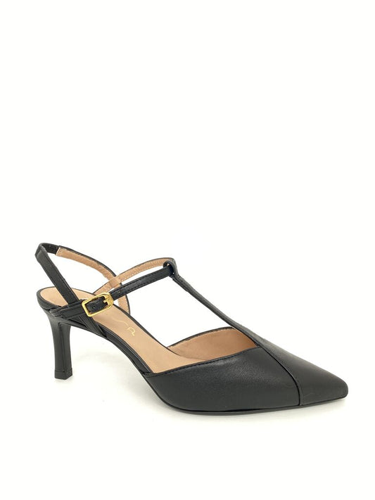 Ankle Strap Pump Nappa BLACK