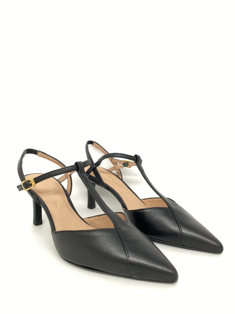 Ankle Strap Pump Nappa BLACK