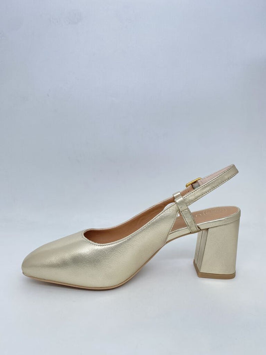 Sling-Back Laminato PLATINO