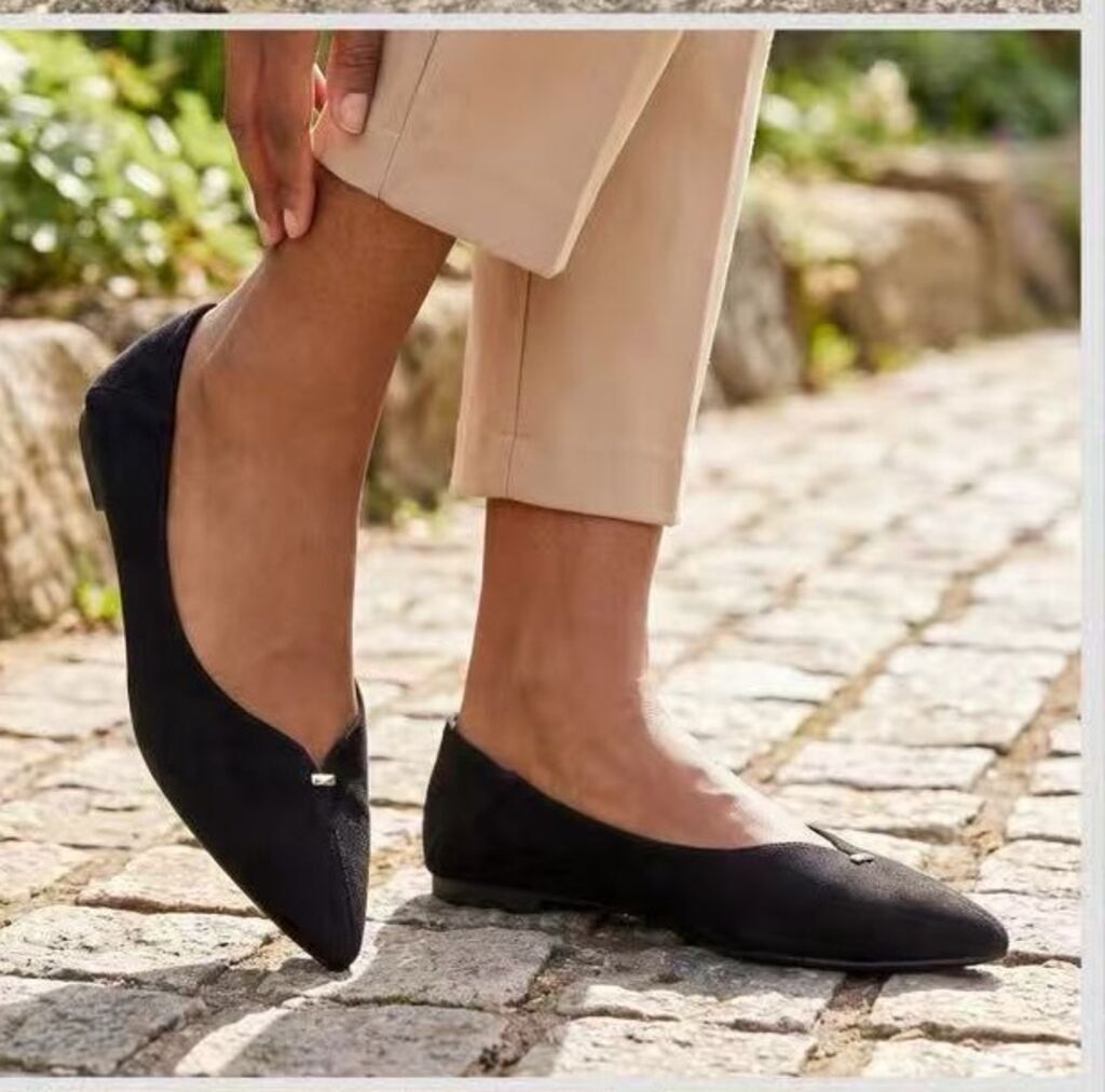 Ballerina Suede BLACK