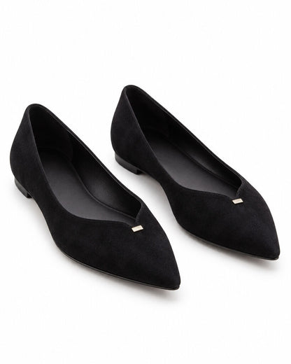 Ballerina Suede BLACK