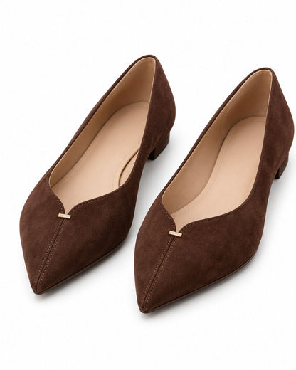 Ballerina Suede BROWN