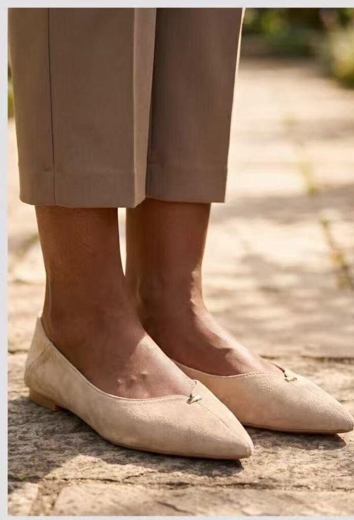 Ballerina Suede KHAKI