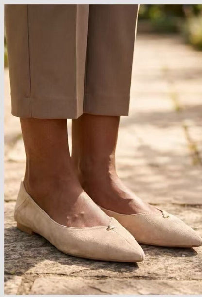 Ballerina Suede KHAKI